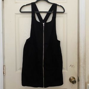 Denim Overall Jumper Dress